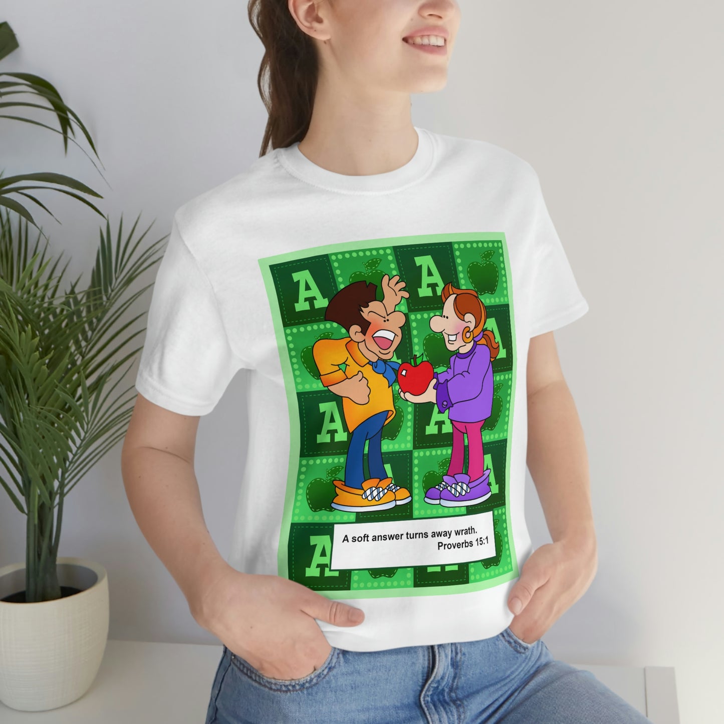 The Bible as Simple as ABC A Unisex Jersey Short Sleeve Tee