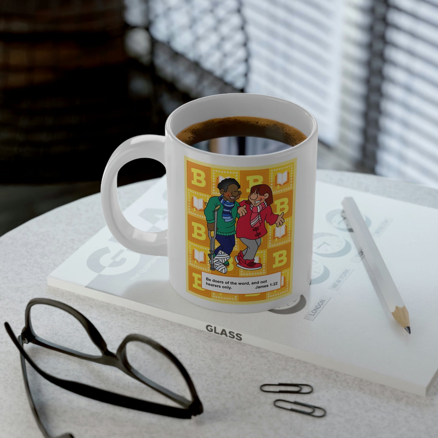 The Bible as Simple as ABC B Jumbo Mug, 20oz