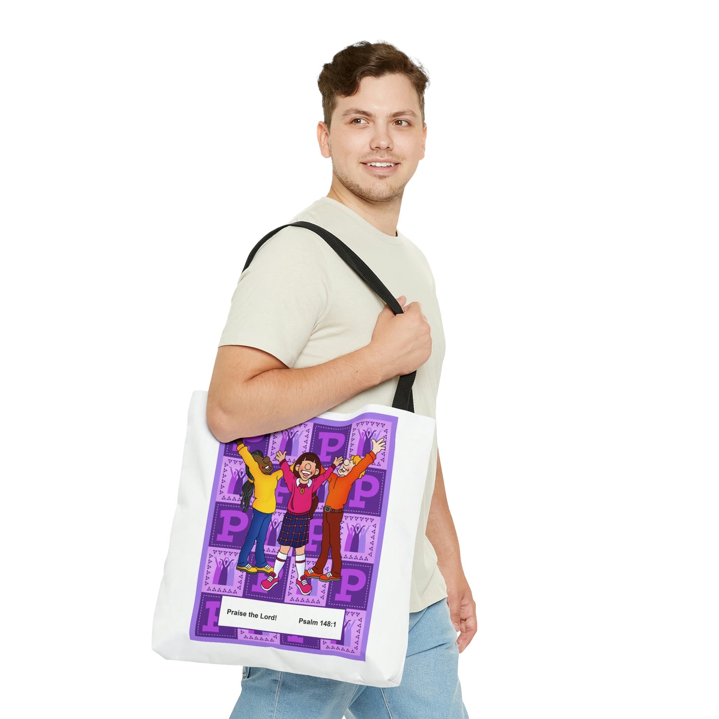 The Bible as Simple as ABC P AOP Tote Bag