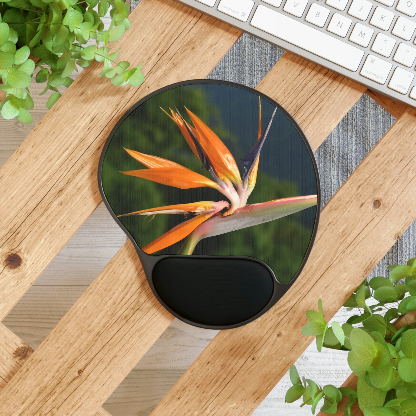 Flowers 26 Mouse Pad With Wrist Rest