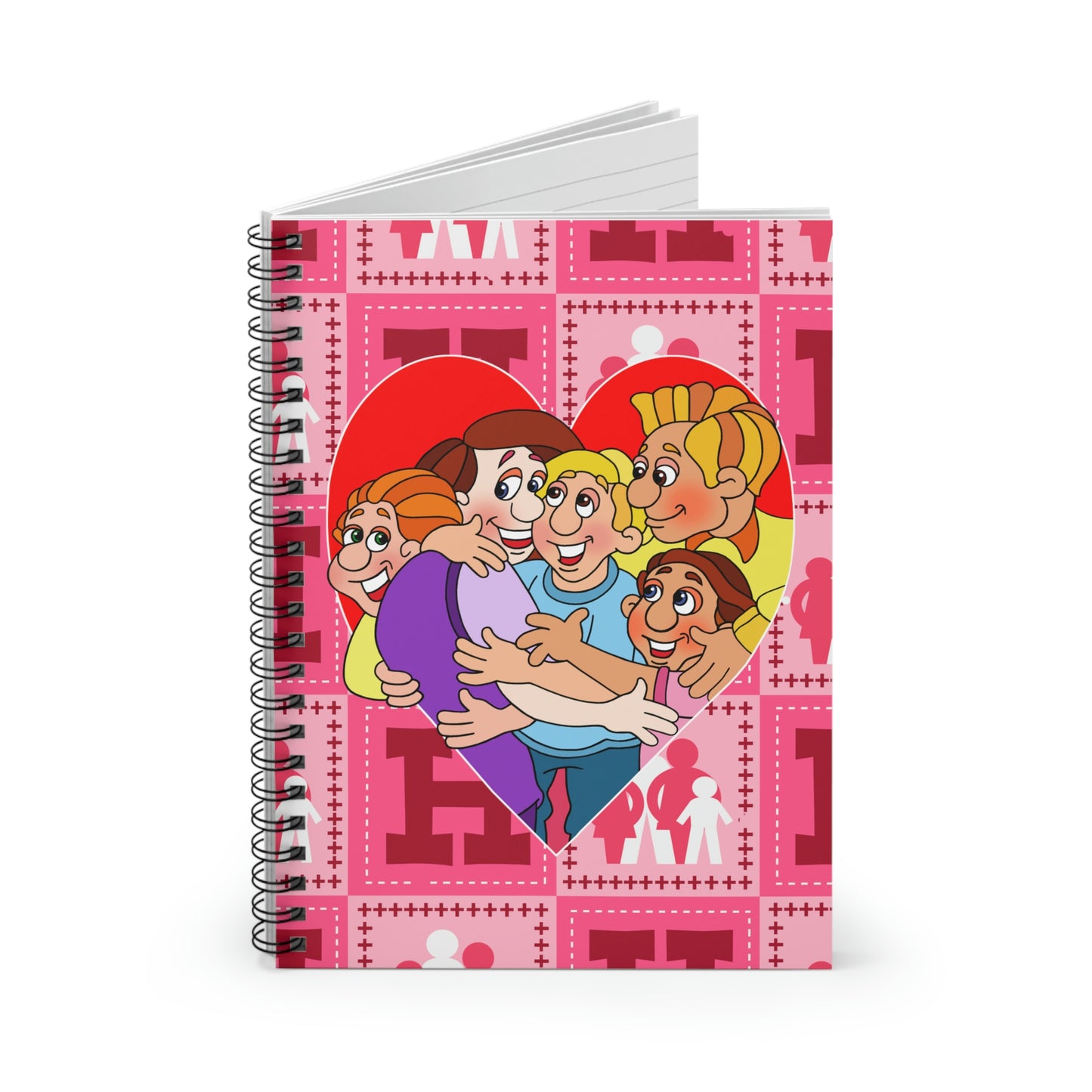 The Bible as Simple as ABC H Spiral Notebook - Ruled Line