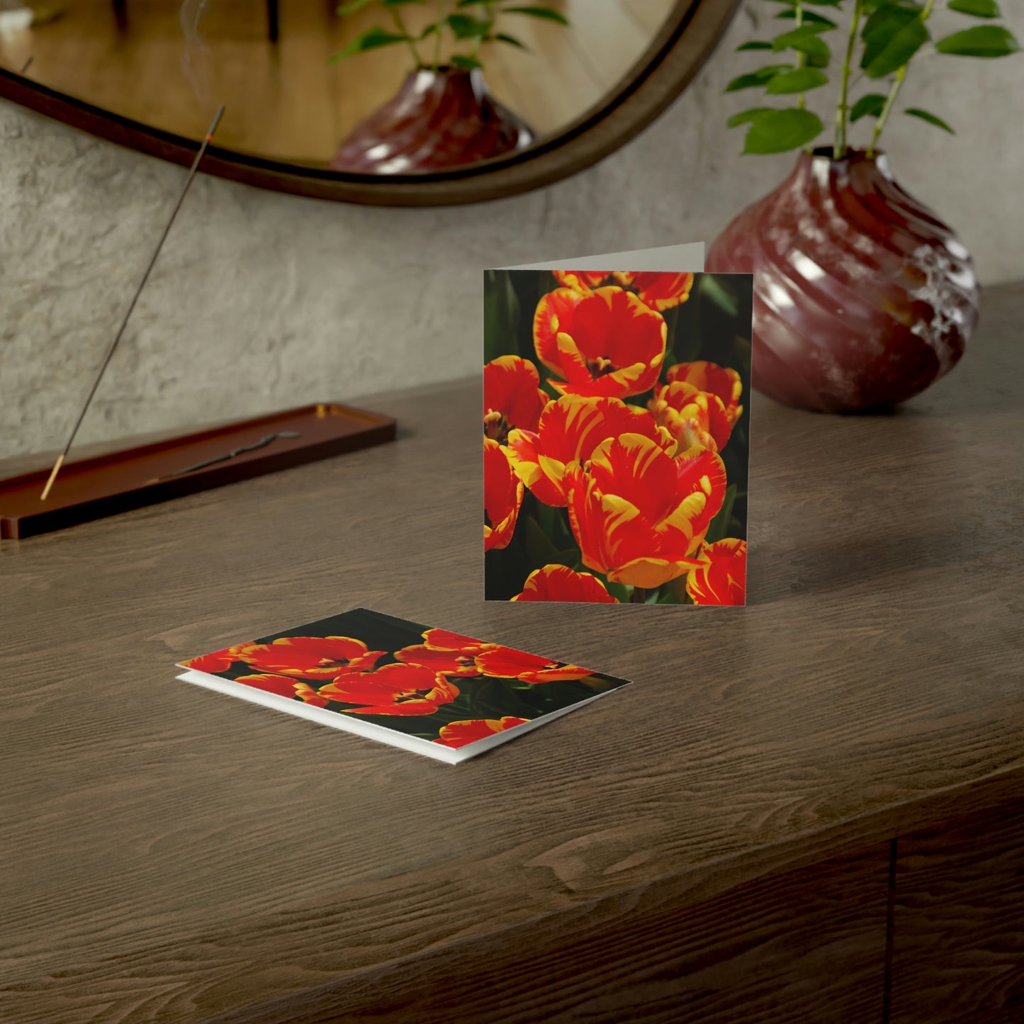 Flowers 19 Greeting Cards (1, 10, 30, and 50pcs)