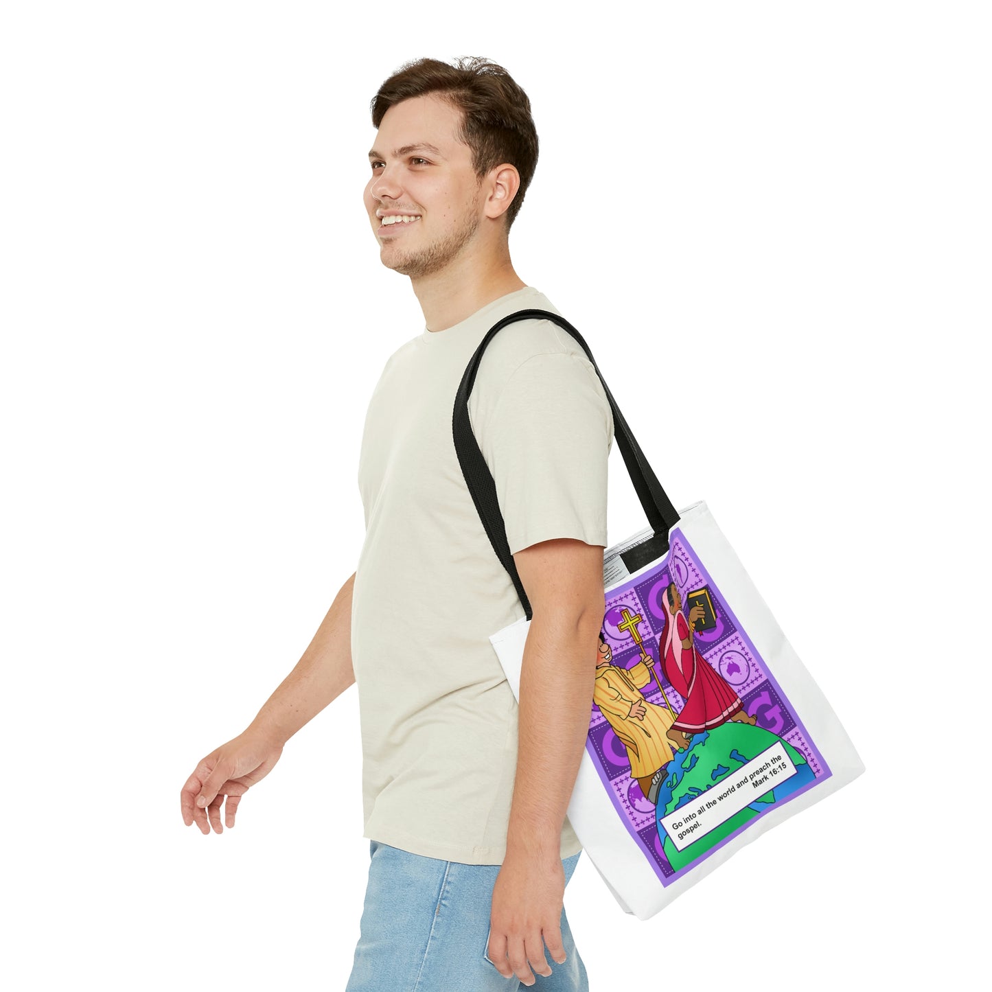 The Bible as Simple as ABC G AOP Tote Bag