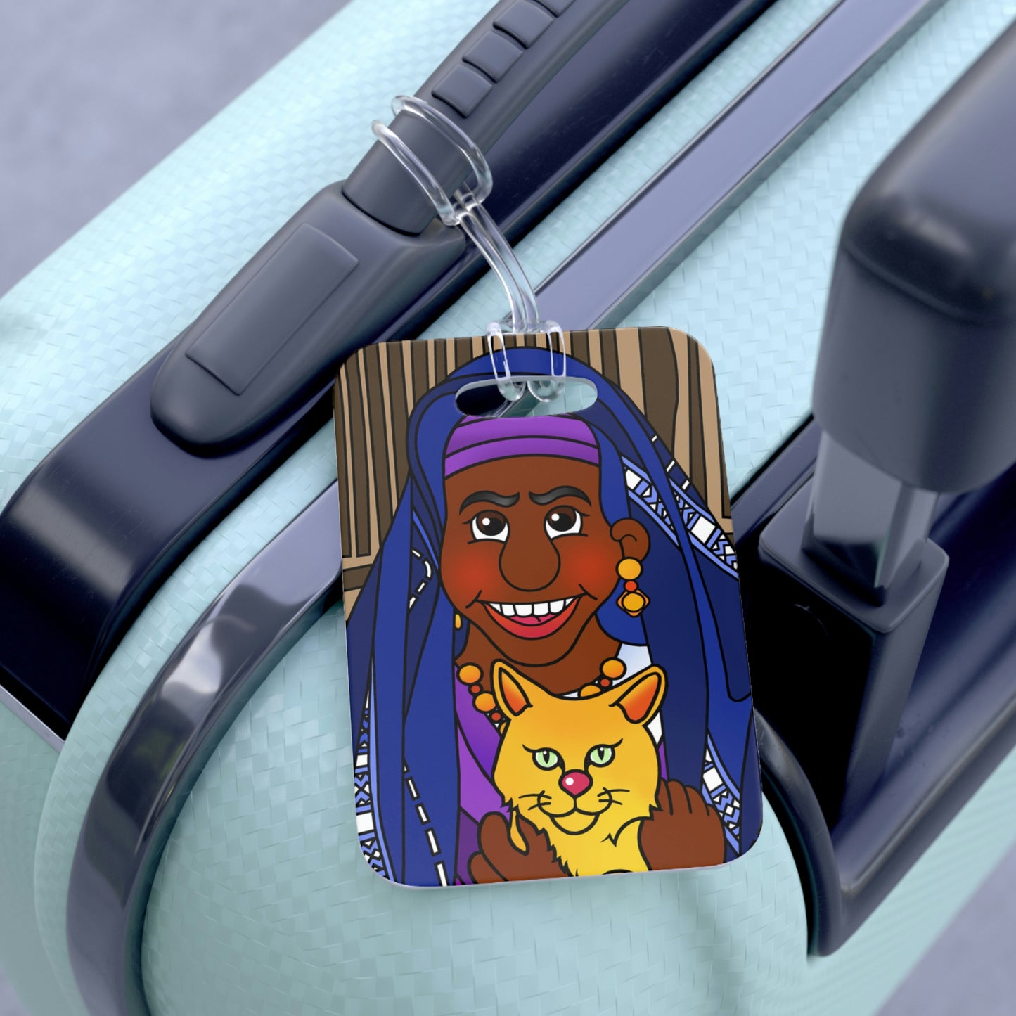 The Kitty Cat Cried Bag Tag