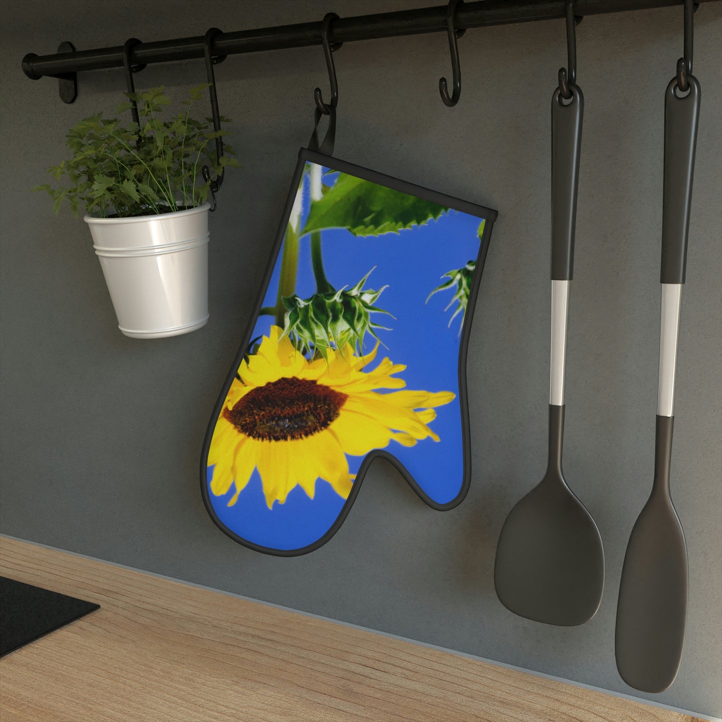 Flowers 02 Oven Glove