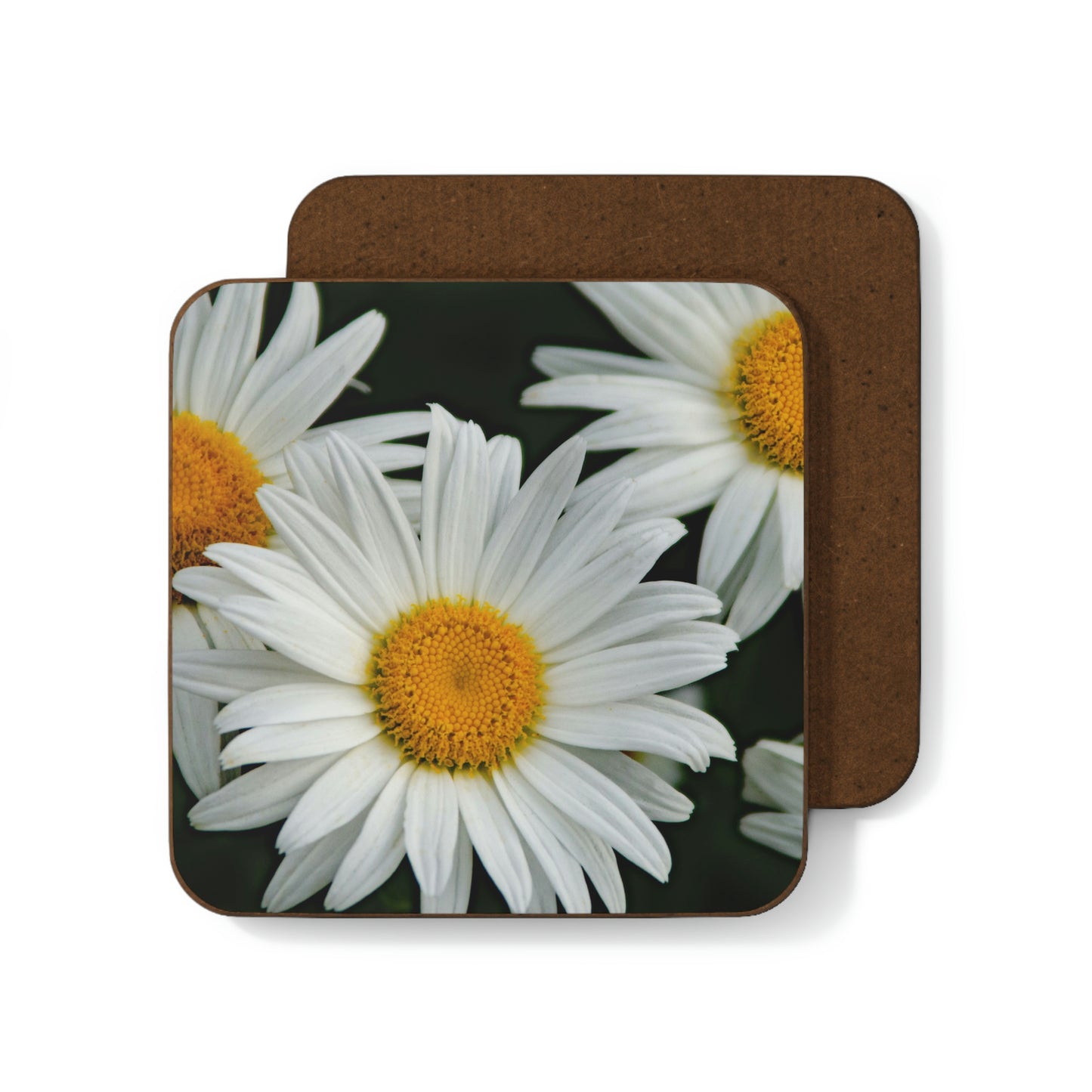 Flowers 01 Hardboard Back Coaster