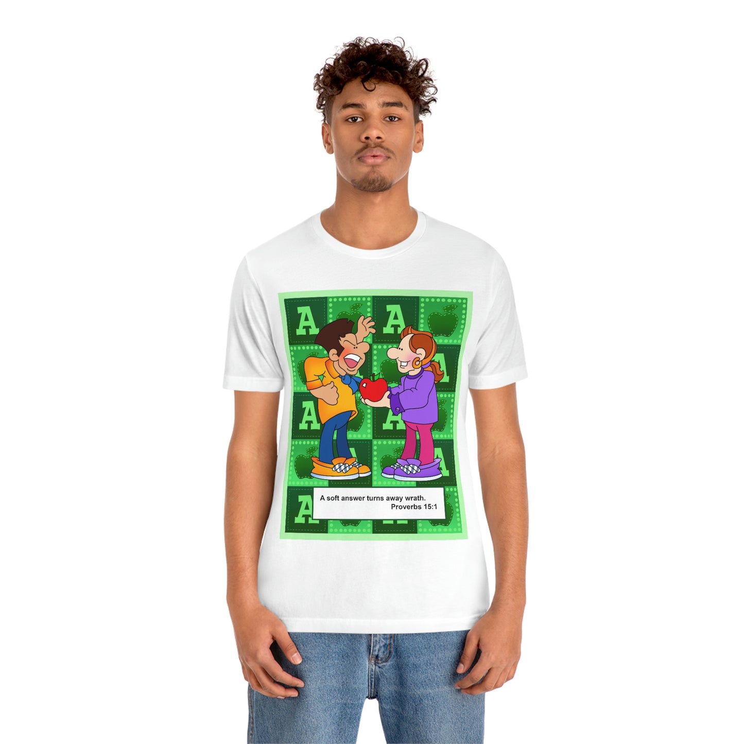 The Bible as Simple as ABC A Unisex Jersey Short Sleeve Tee
