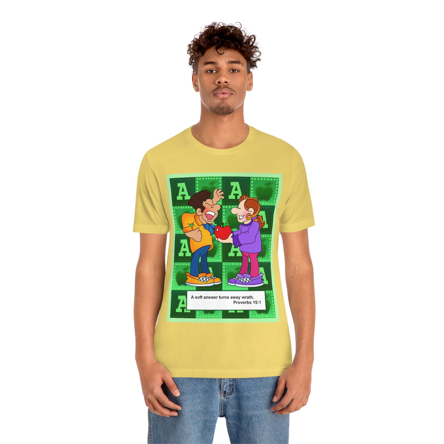 The Bible as Simple as ABC A Unisex Jersey Short Sleeve Tee