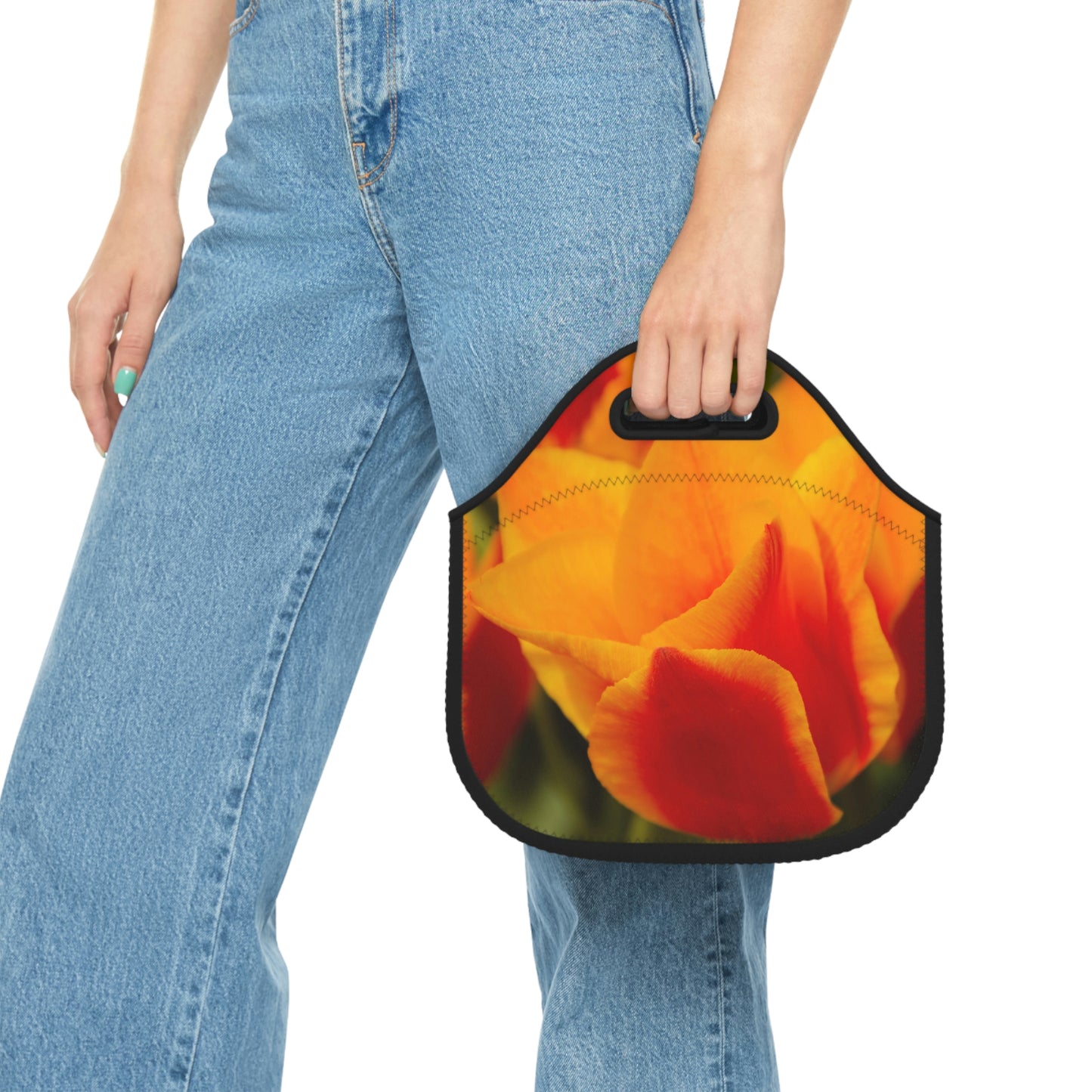 Flowers 12 Neoprene Lunch Bag