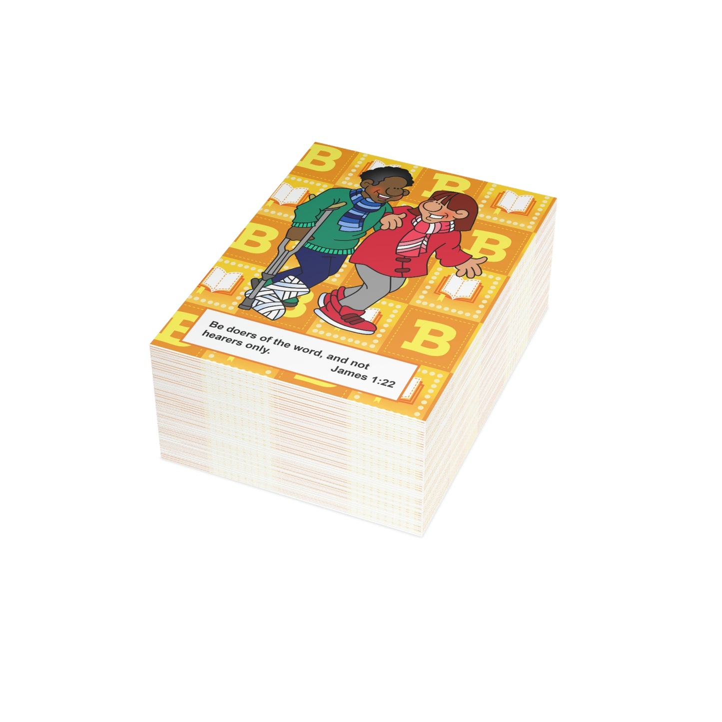 The Bible as Simple as ABC B Greeting Cards (1, 10, 30, and 50pcs)