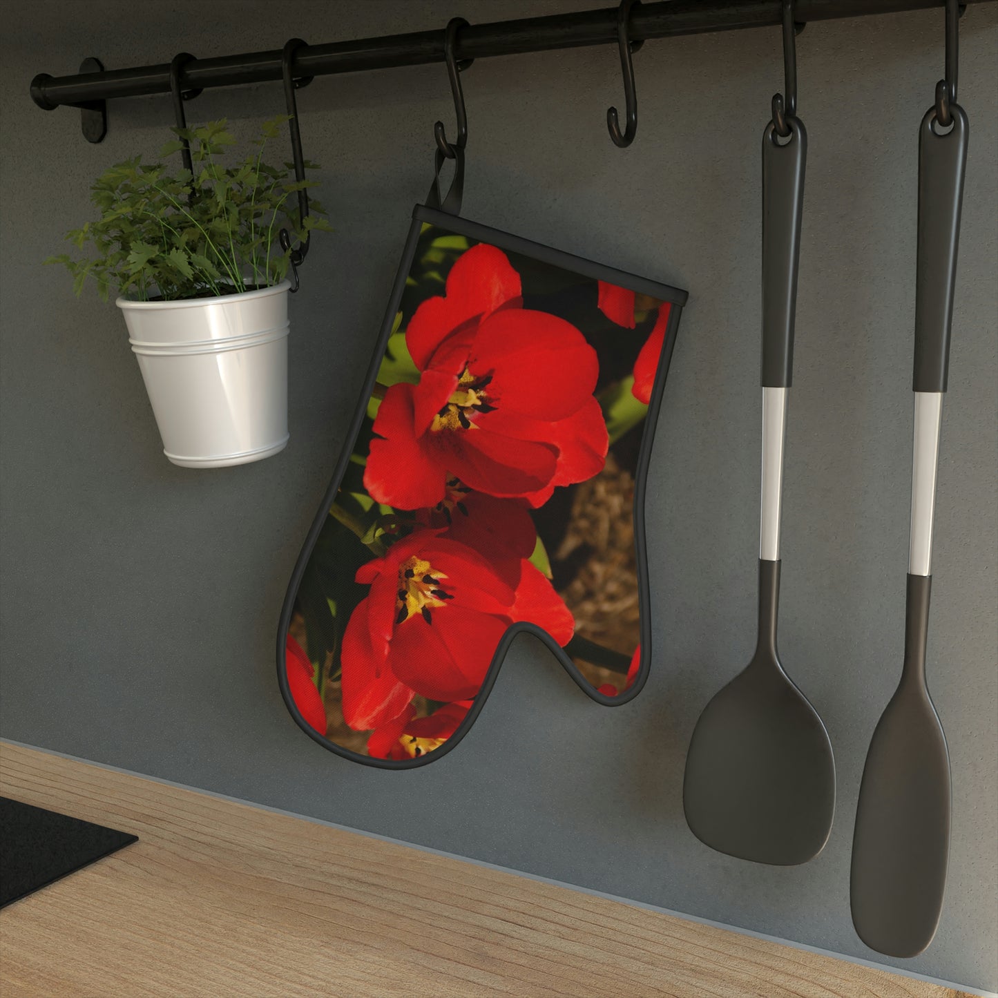 Flowers 05 Oven Glove