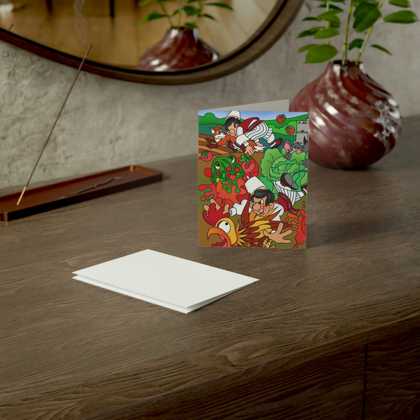 The Half Rooster! Greeting Cards (1, 10, 30, and 50pcs)