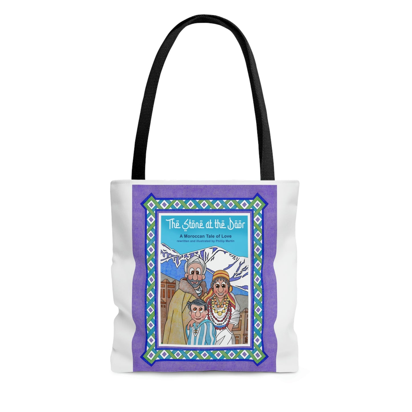 The Stone at the Door AOP Tote Bag