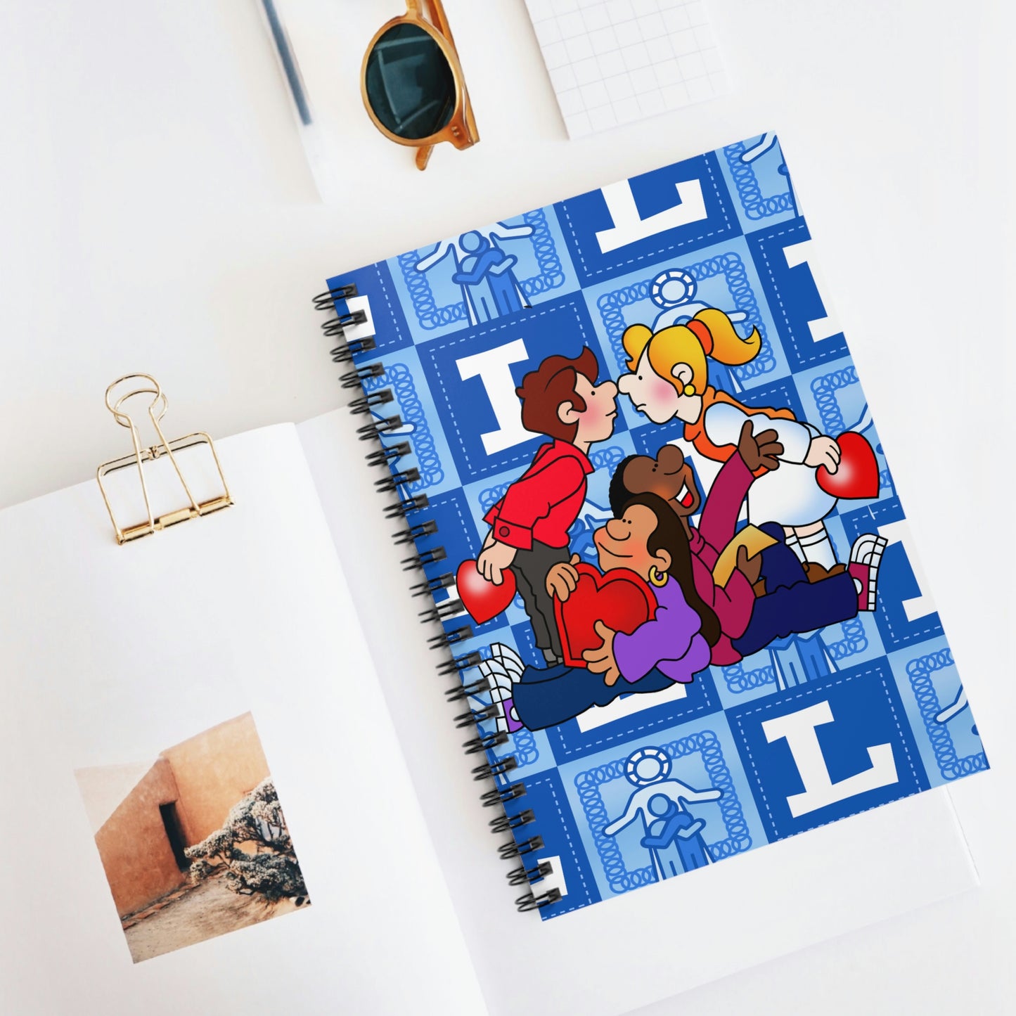 The Bible as Simple as ABC L Spiral Notebook - Ruled Line