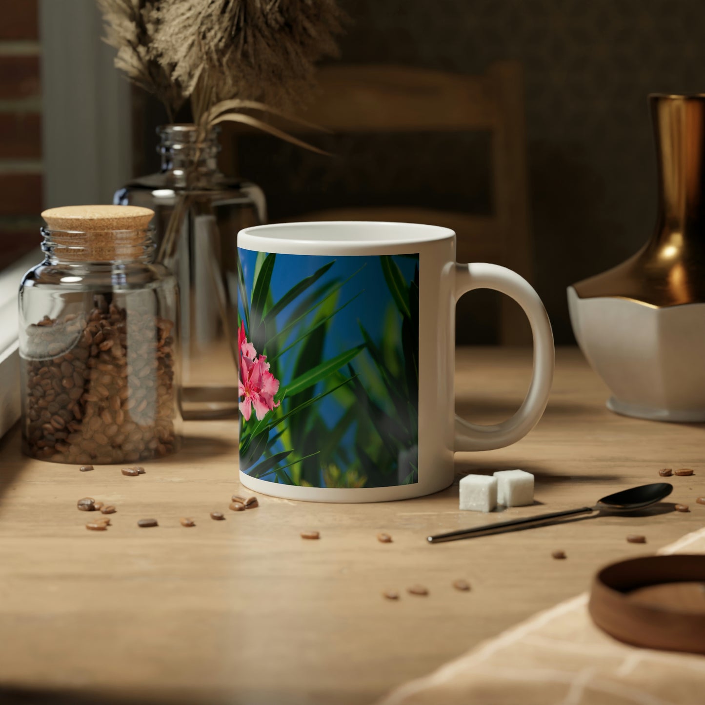 Flowers 30 Jumbo Mug, 20oz
