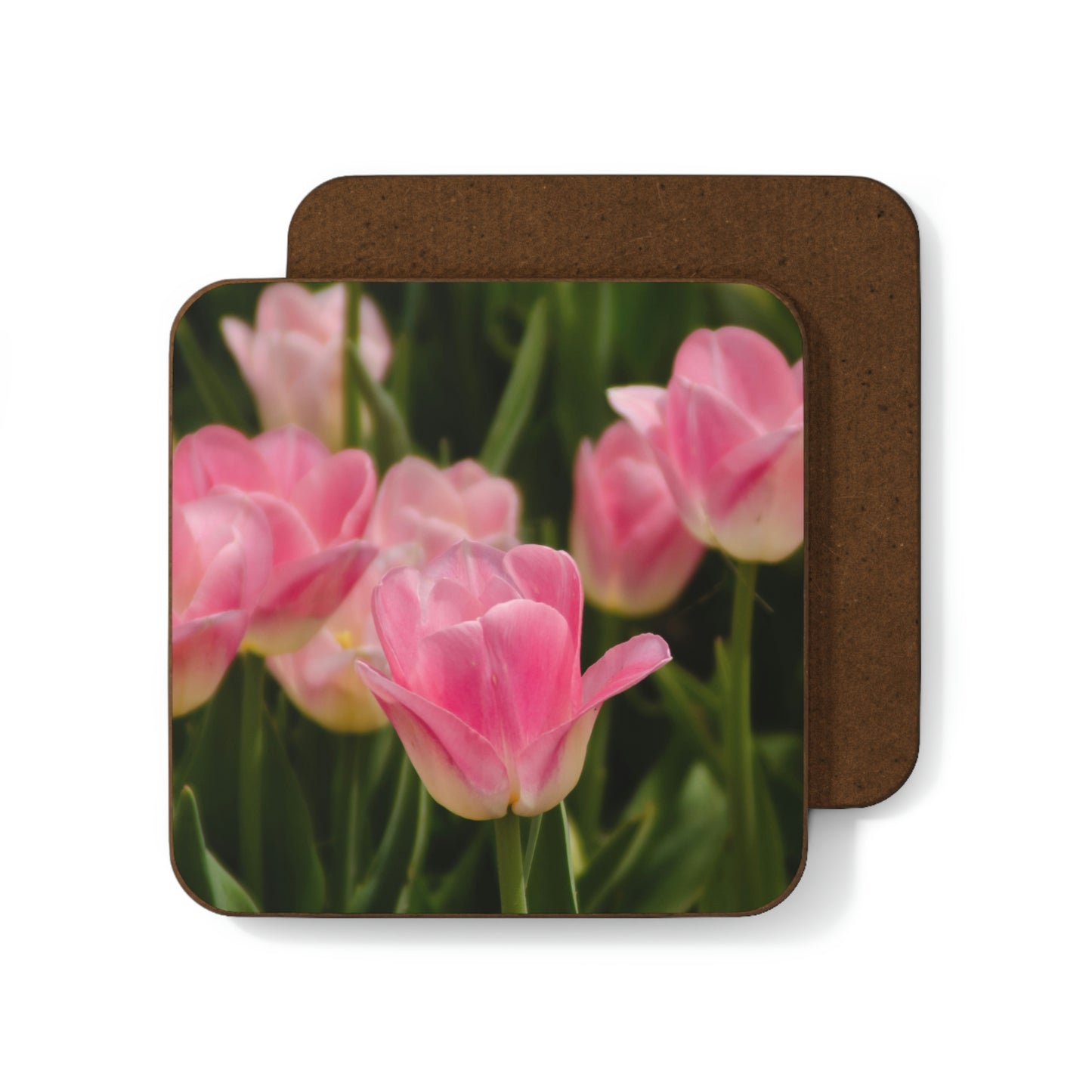 Flowers 17 Hardboard Back Coaster