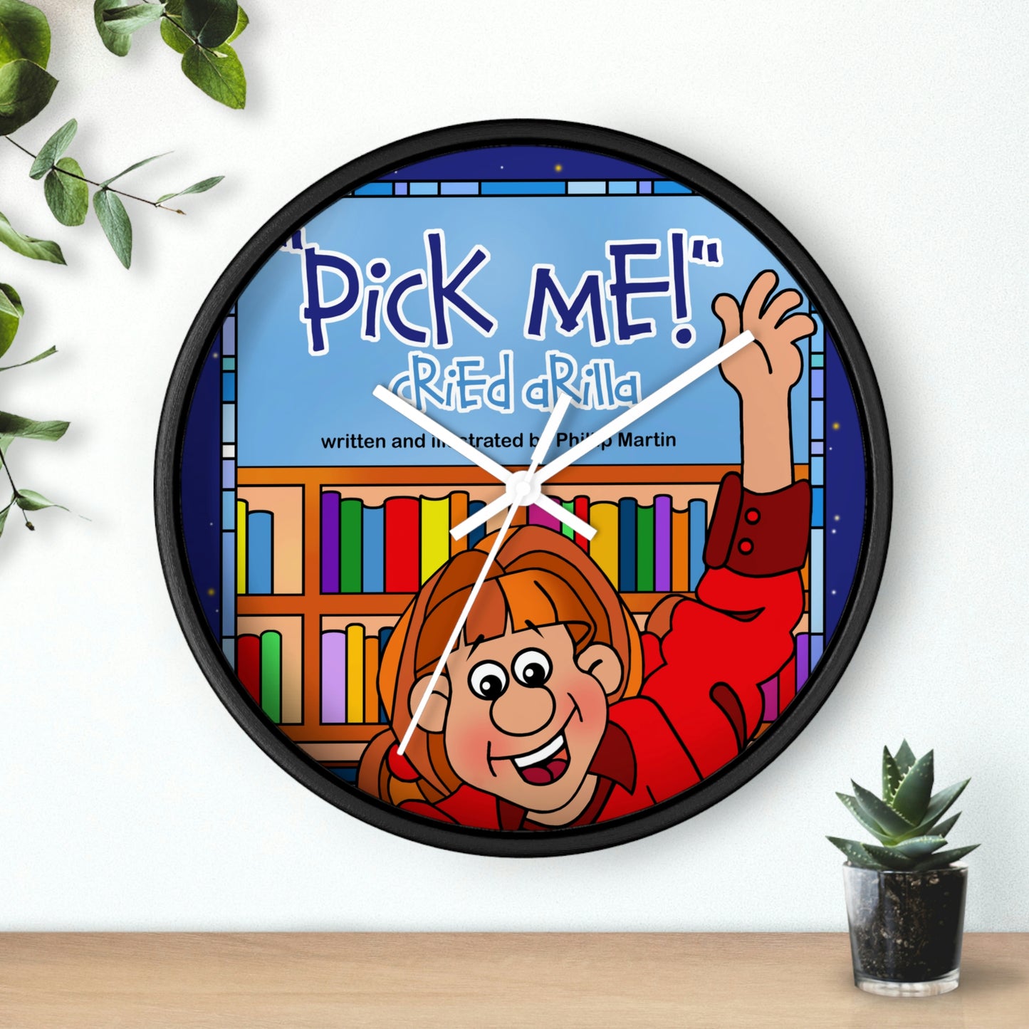 Pick Me Cried Arilla! Wall clock