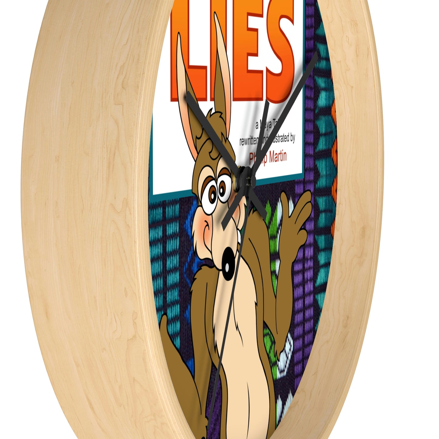 A Pack of Lies Wall clock