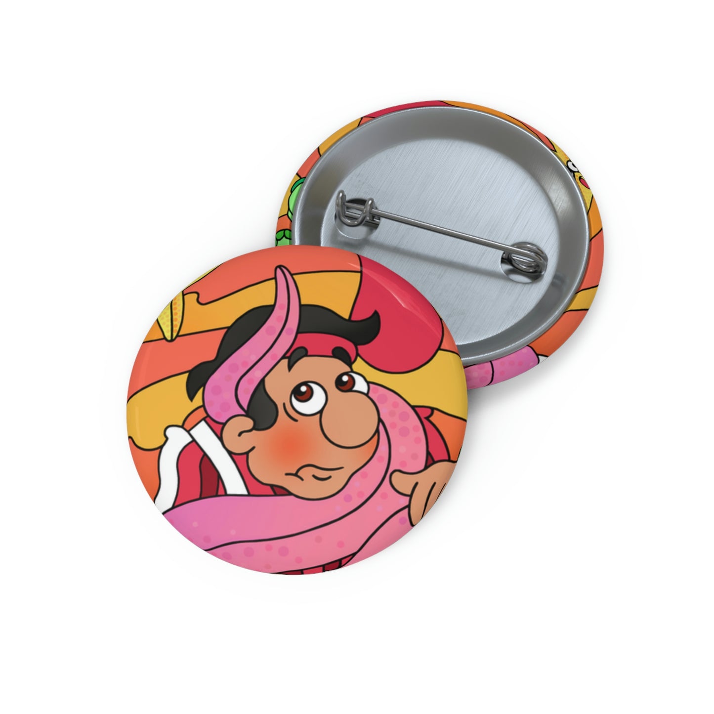 The Story of Jonah Custom Pin Buttons