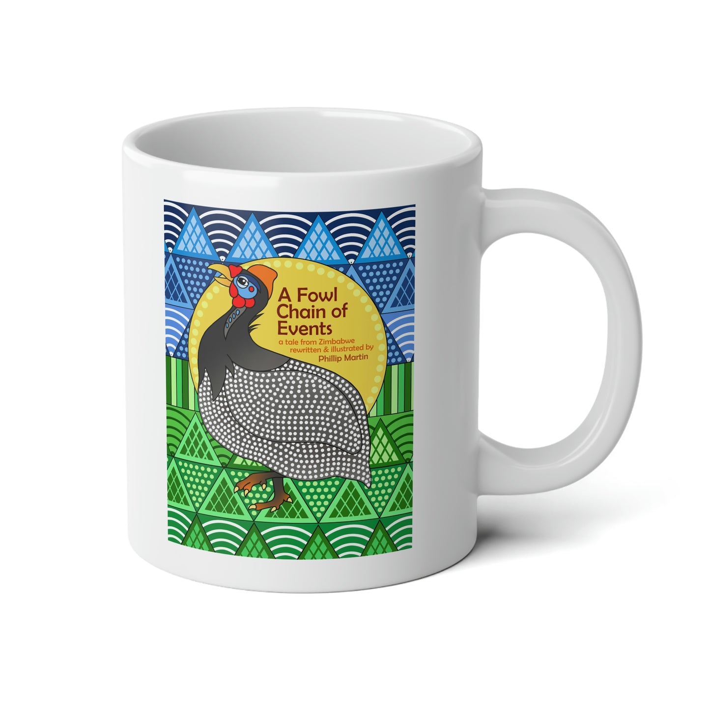 A Fowl Chain of Events Jumbo Mug, 20oz