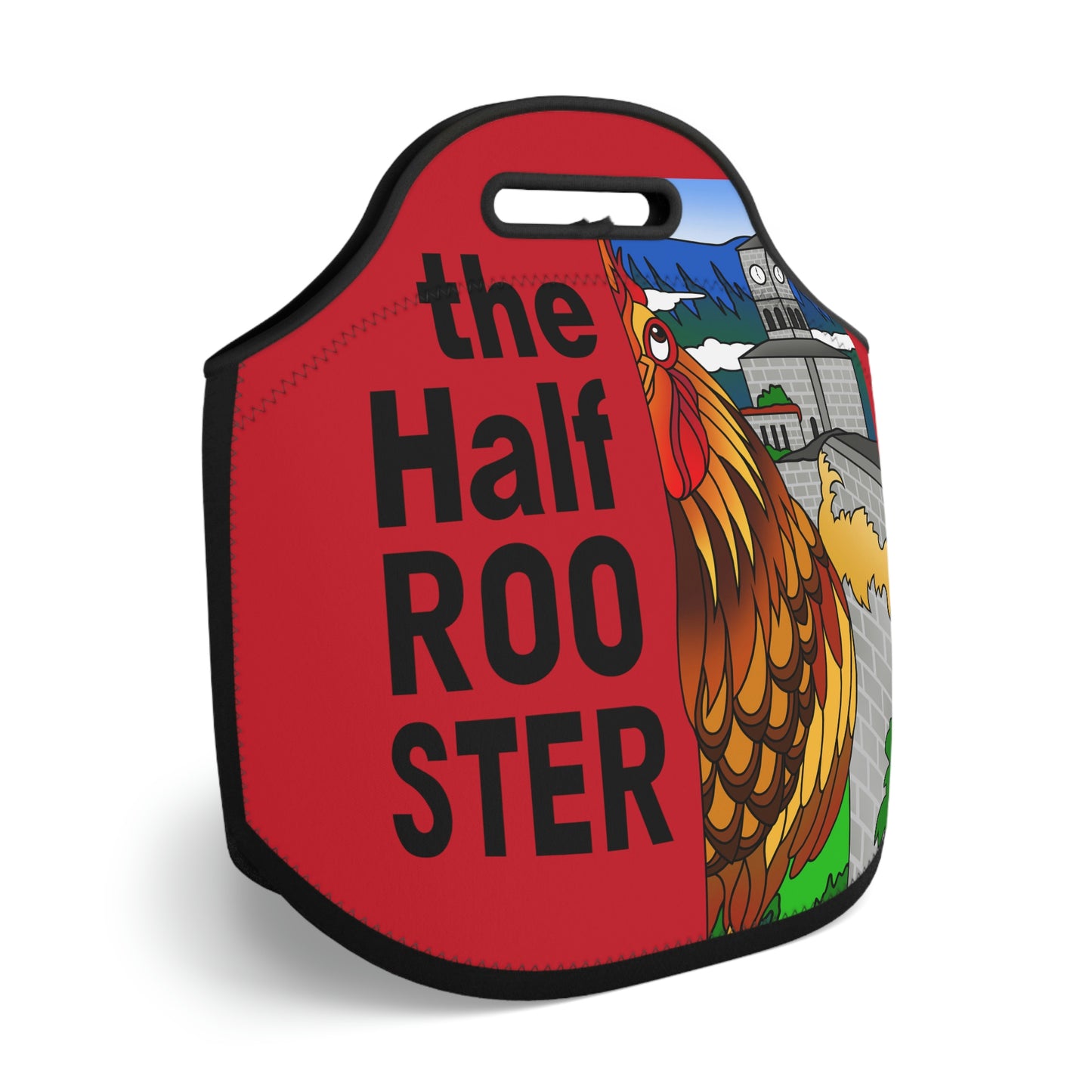 The Half Rooster Neoprene Lunch Bag