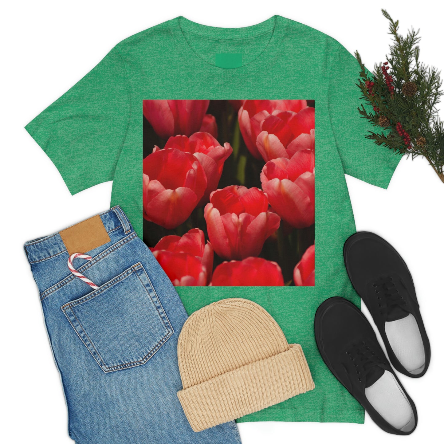 Flowers 09 Unisex Jersey Short Sleeve Tee