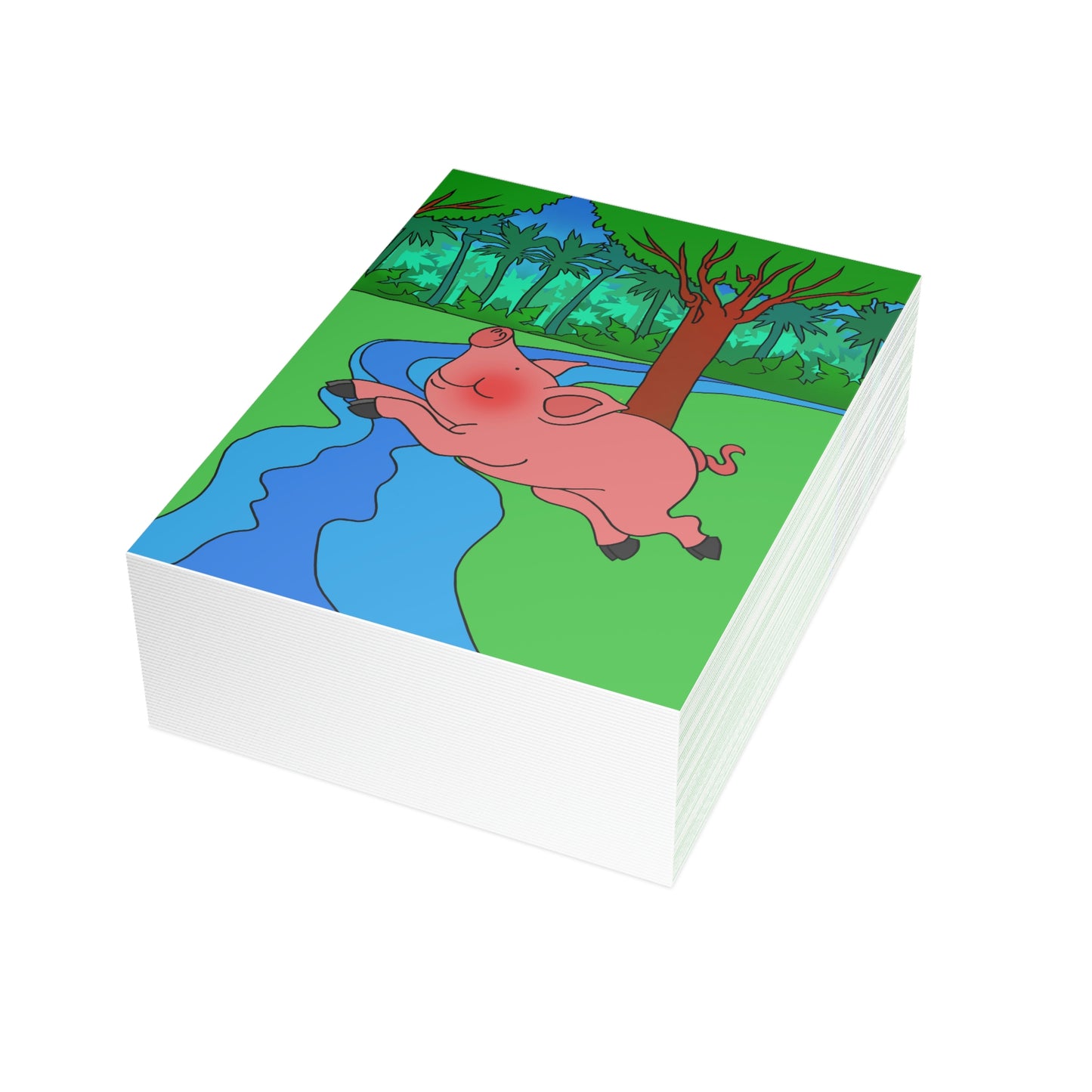 Anansi and the Market Pig! Greeting Card Bundles (envelopes not included)