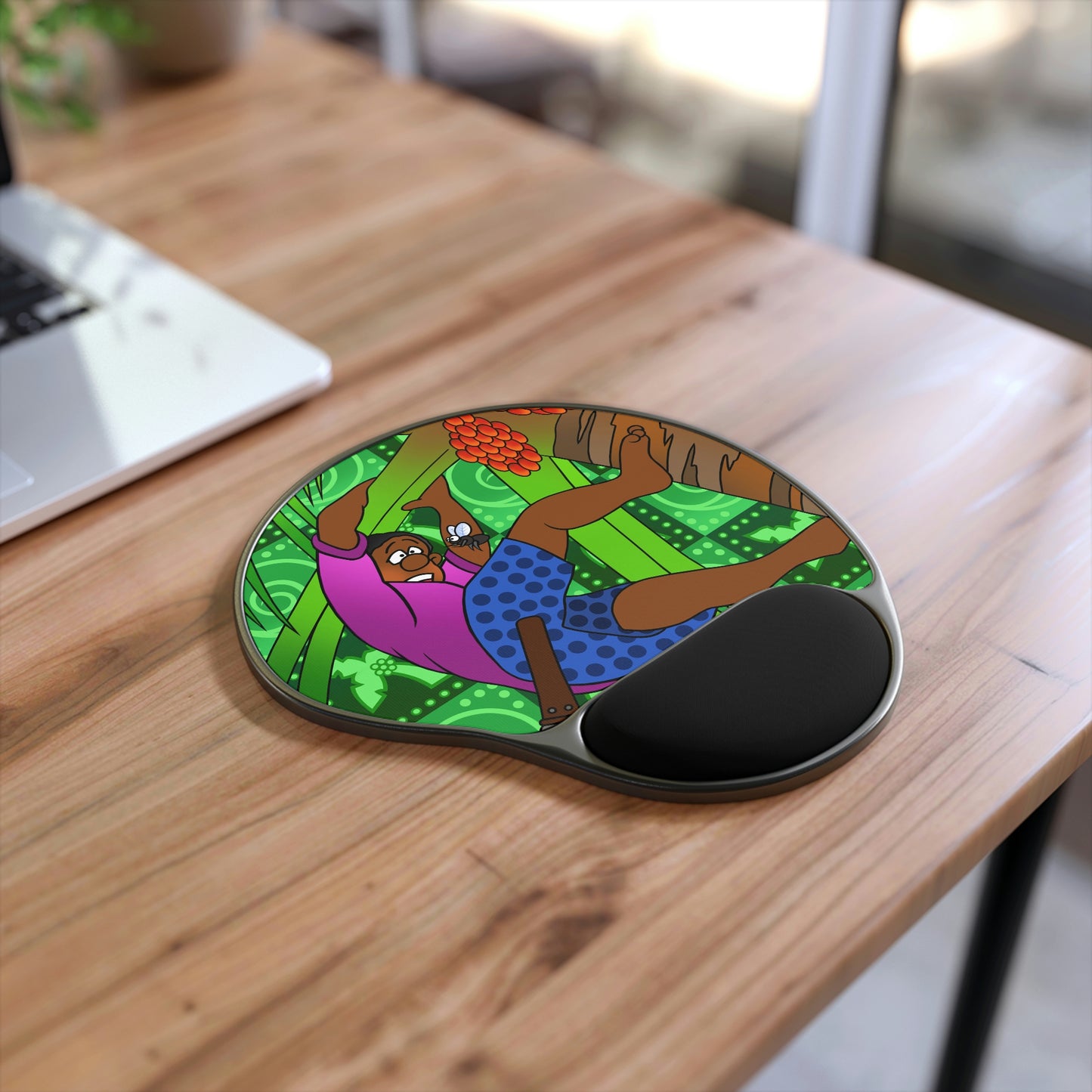 A Fowl Chain of Events! Mouse Pad With Wrist Rest