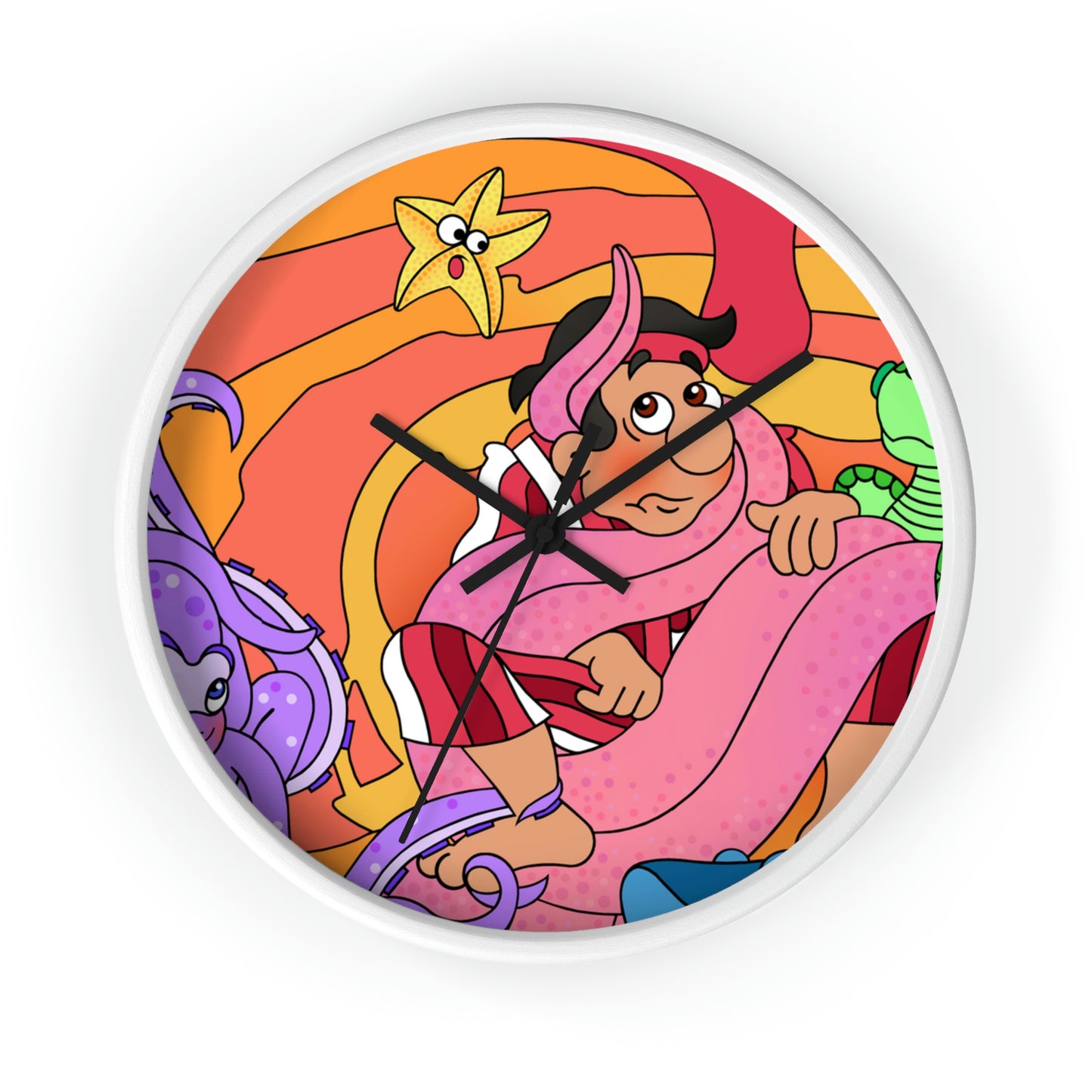 The Story of Jonah Wall clock
