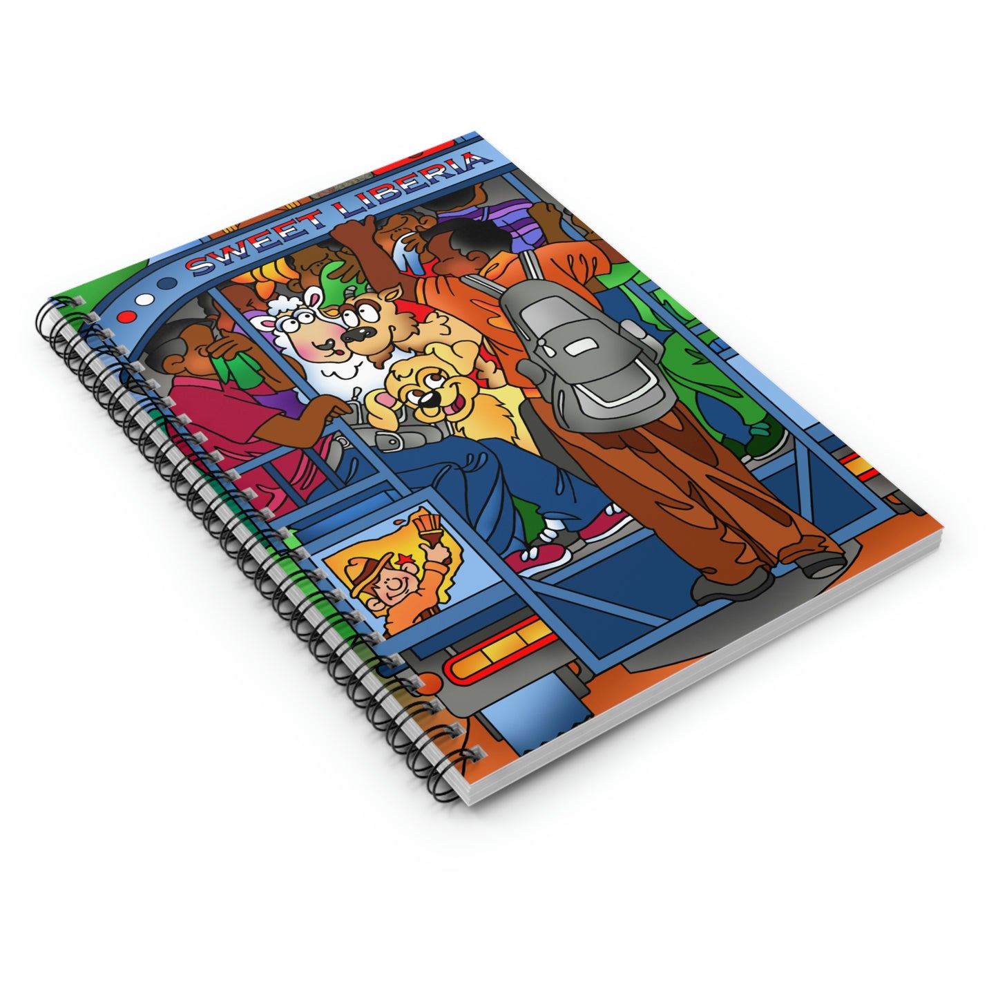 Once Upon West Africa! Spiral Notebook - Ruled Line