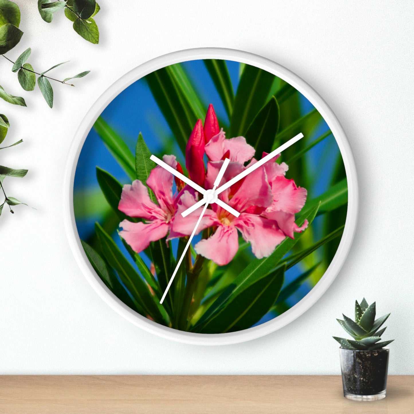 Flowers 30 Wall Clock