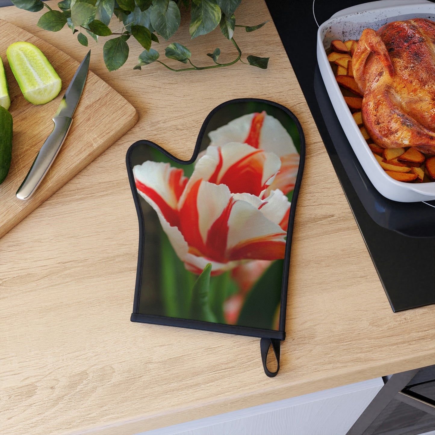 Flowers 06 Oven Glove