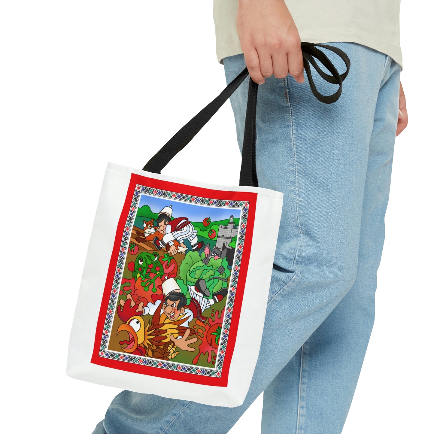 The Half Rooster! AOP Tote Bag
