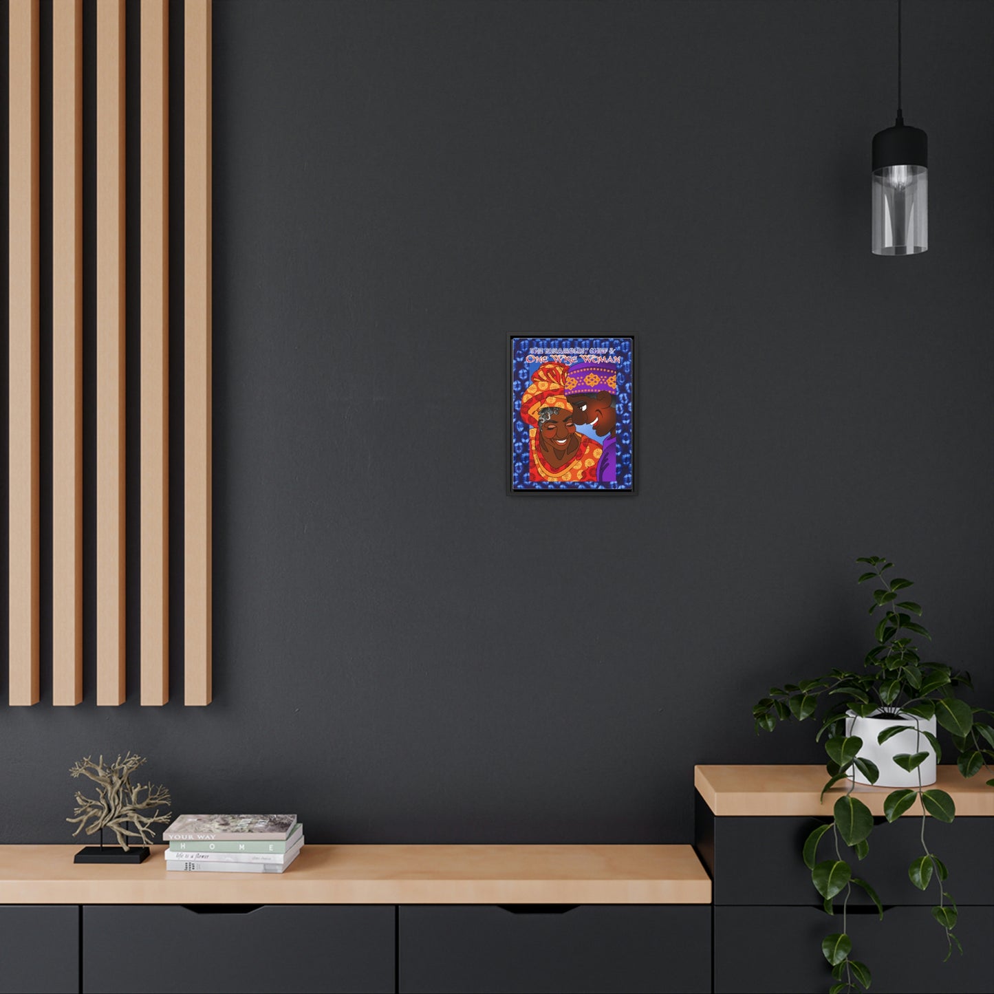 The Paramount Chief and One Wise Woman Gallery Canvas Wraps, Vertical Frame