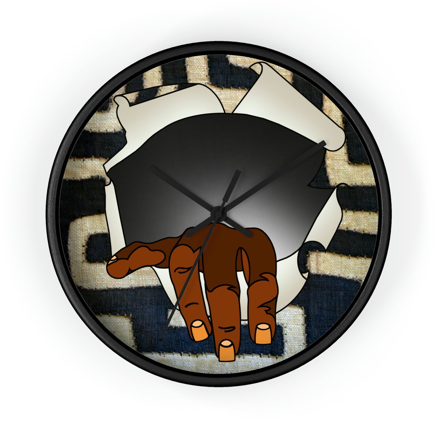 A Show of Hands! Wall clock