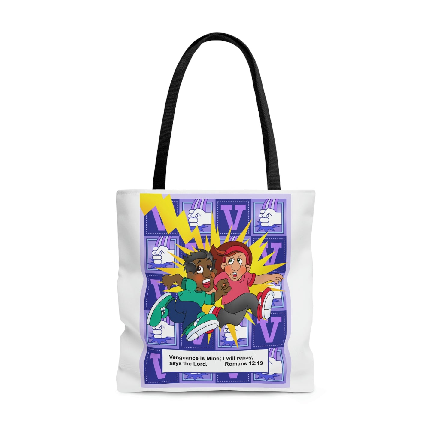 The Bible as Simple as ABC V AOP Tote Bag