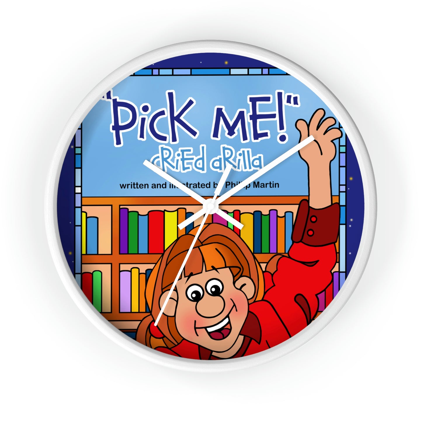 Pick Me Cried Arilla! Wall clock