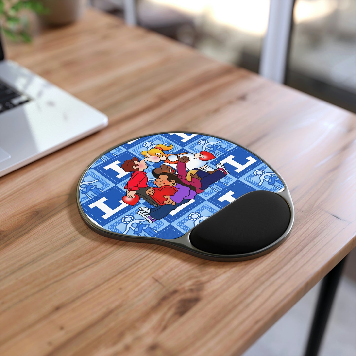 The Bible as Simple as ABC L Mouse Pad With Wrist Rest