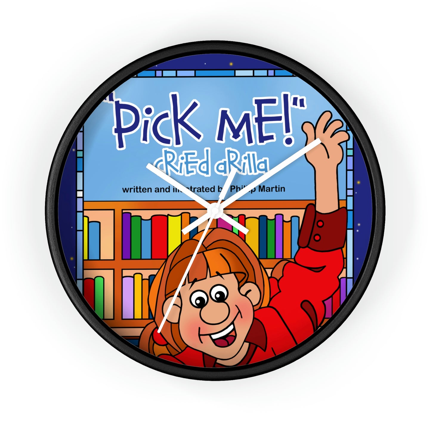 Pick Me Cried Arilla! Wall clock
