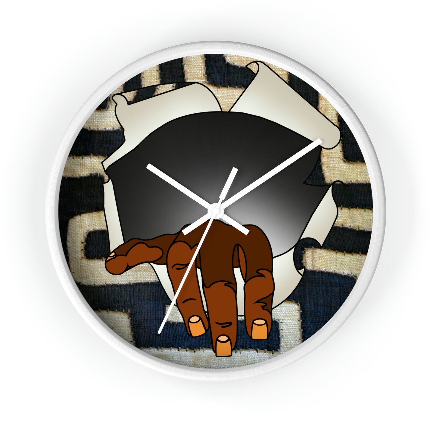 A Show of Hands! Wall clock