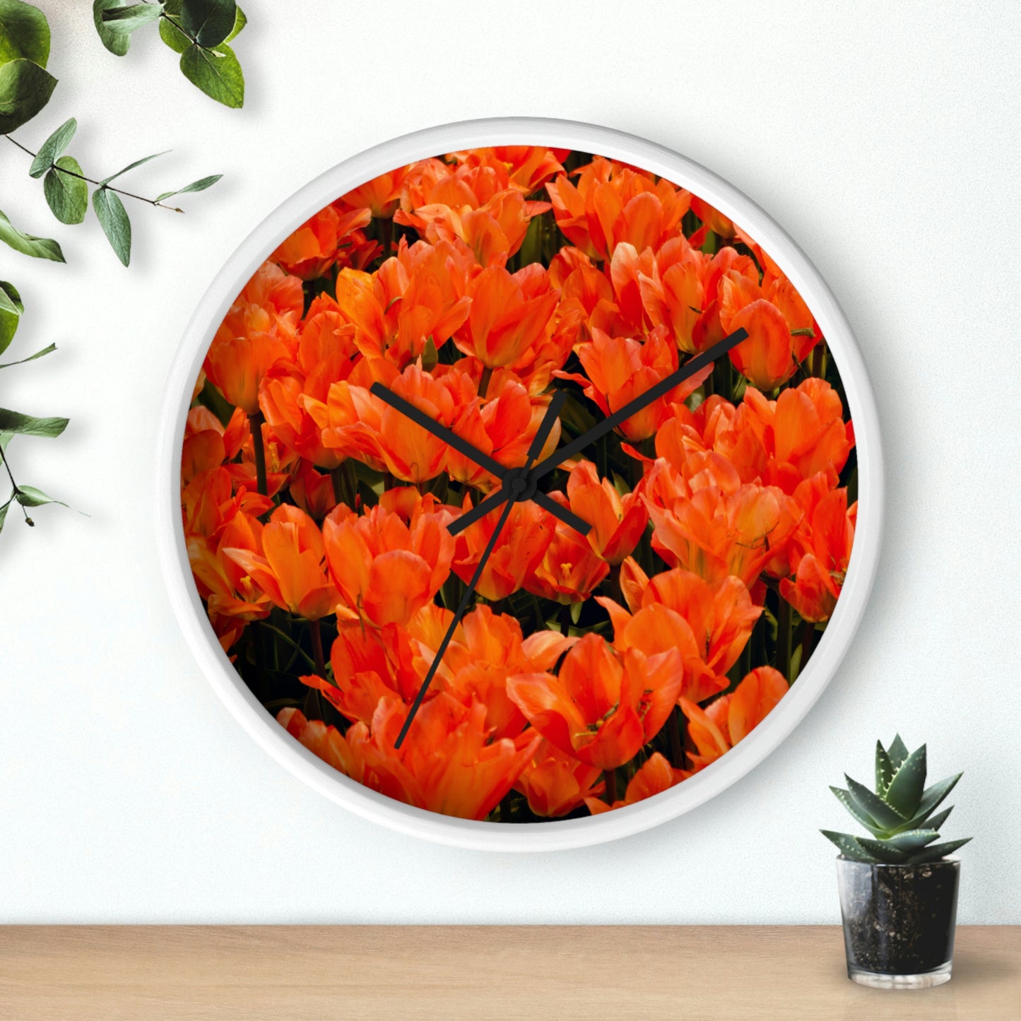 Flowers 03 Wall Clock