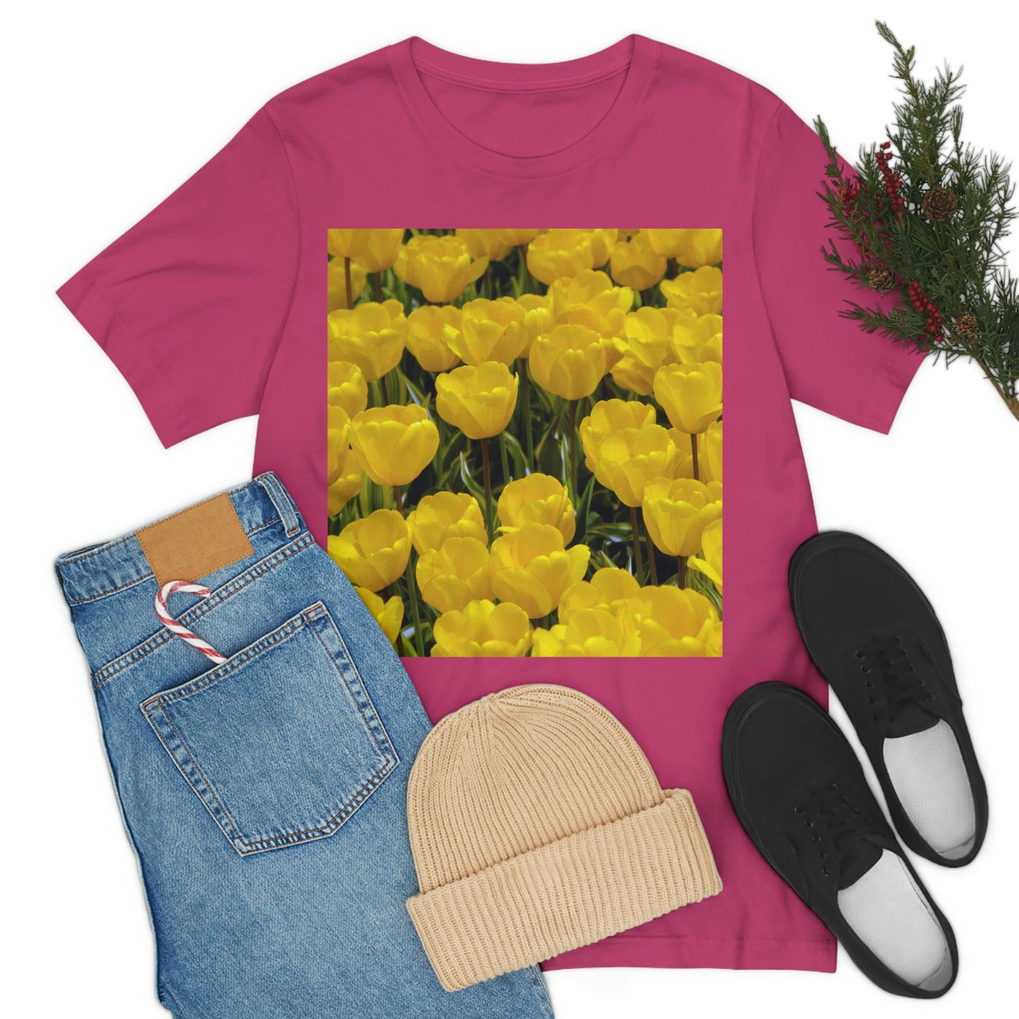 Flowers 23 Unisex Jersey Short Sleeve Tee
