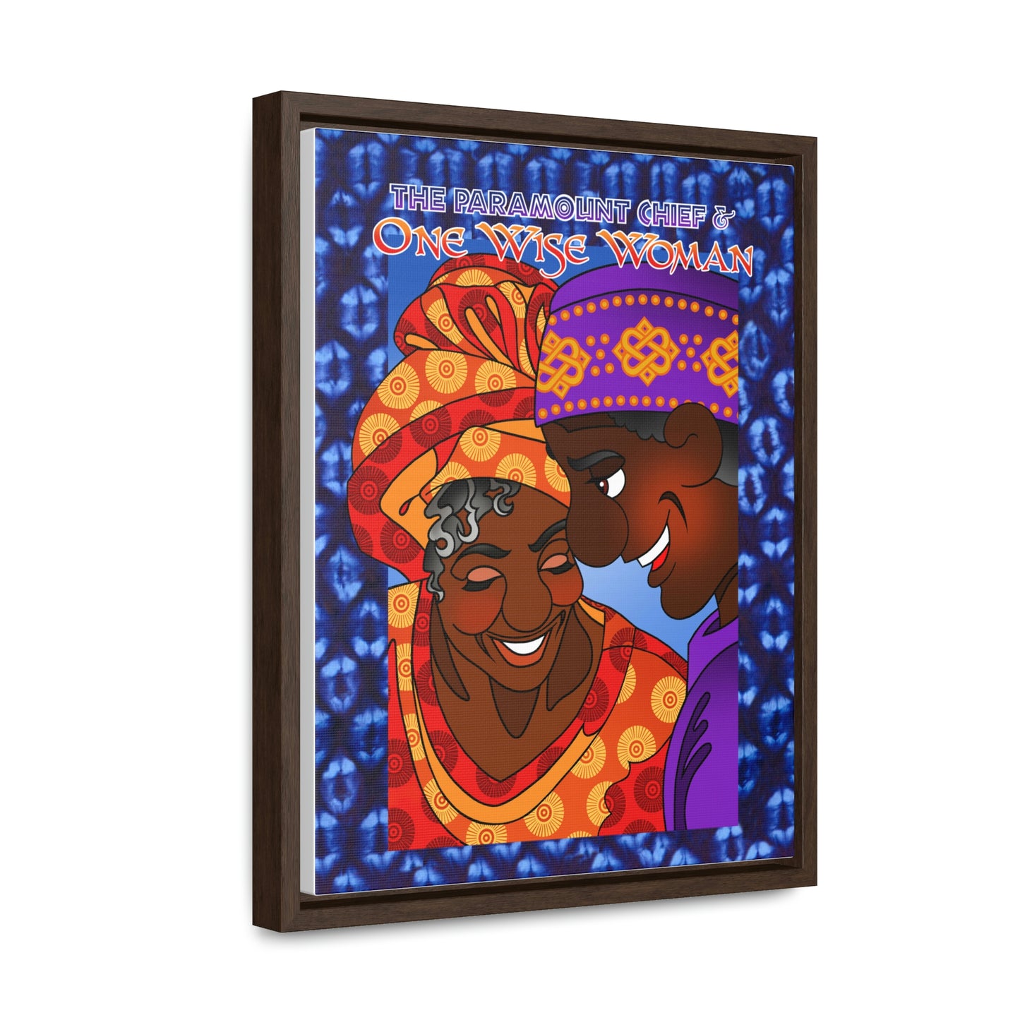 The Paramount Chief and One Wise Woman Gallery Canvas Wraps, Vertical Frame