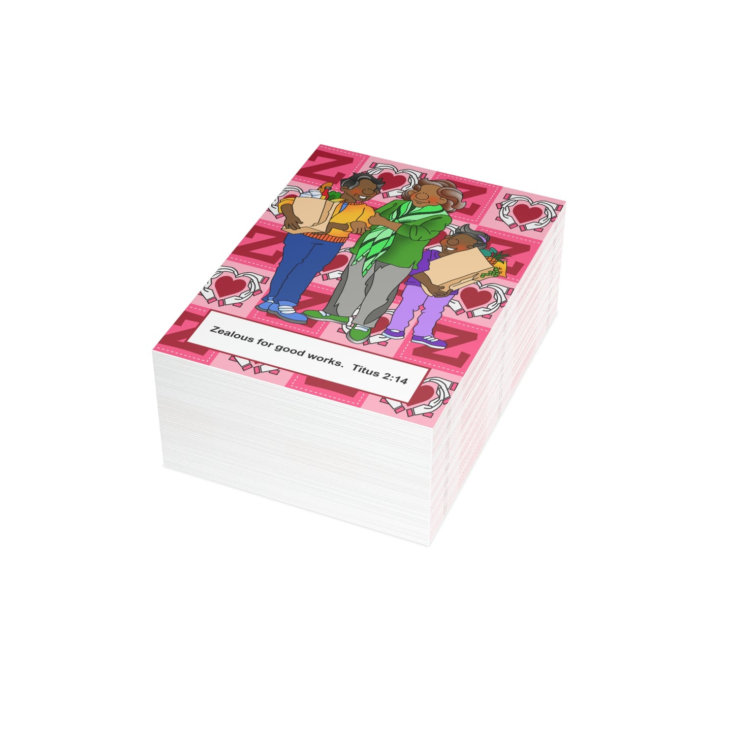 The Bible as Simple as ABC Z Greeting Cards (1, 10, 30, and 50pcs)