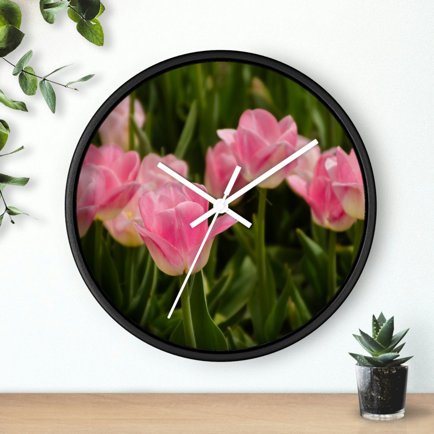 Flowers 17 Wall Clock