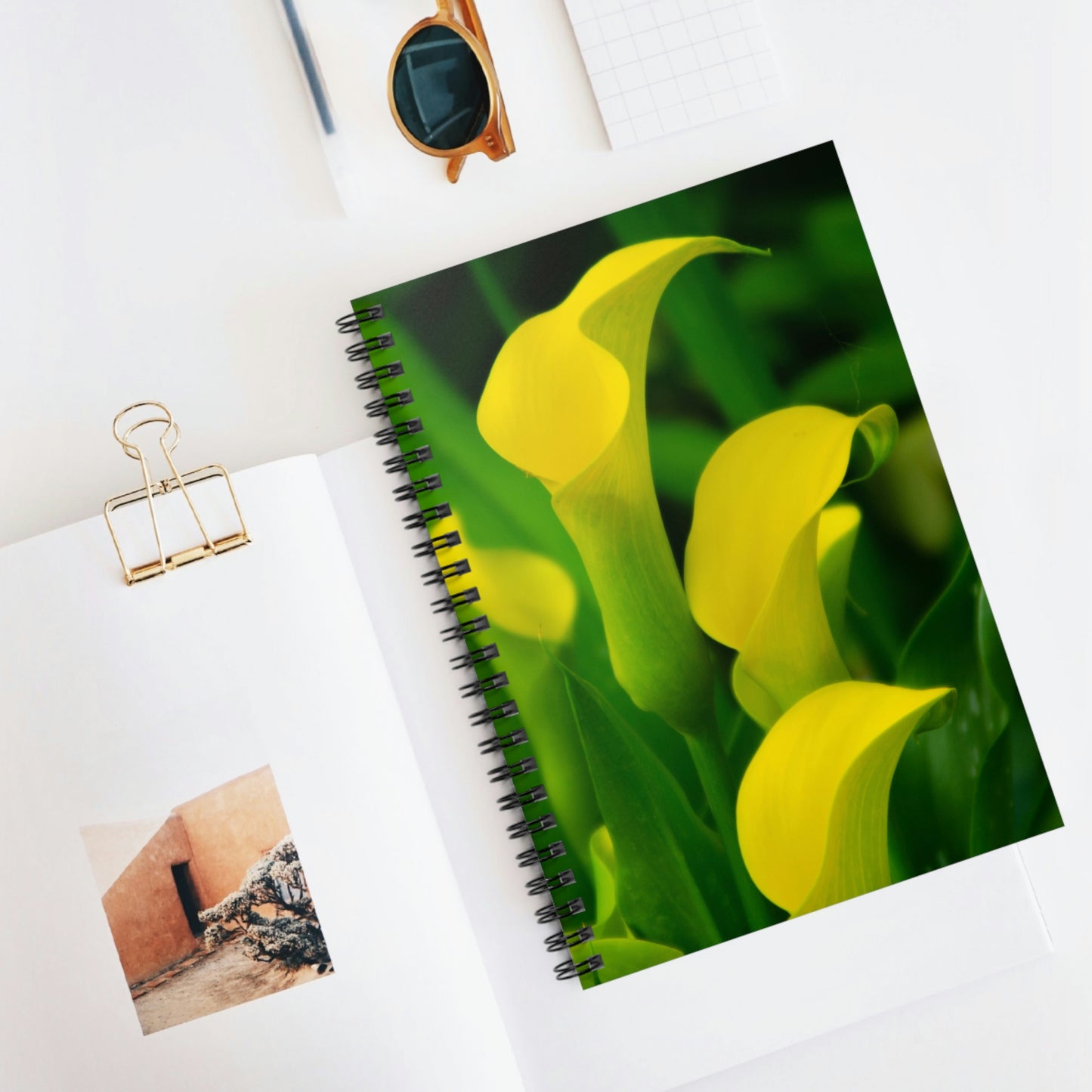 Flowers 33 Spiral Notebook - Ruled Line