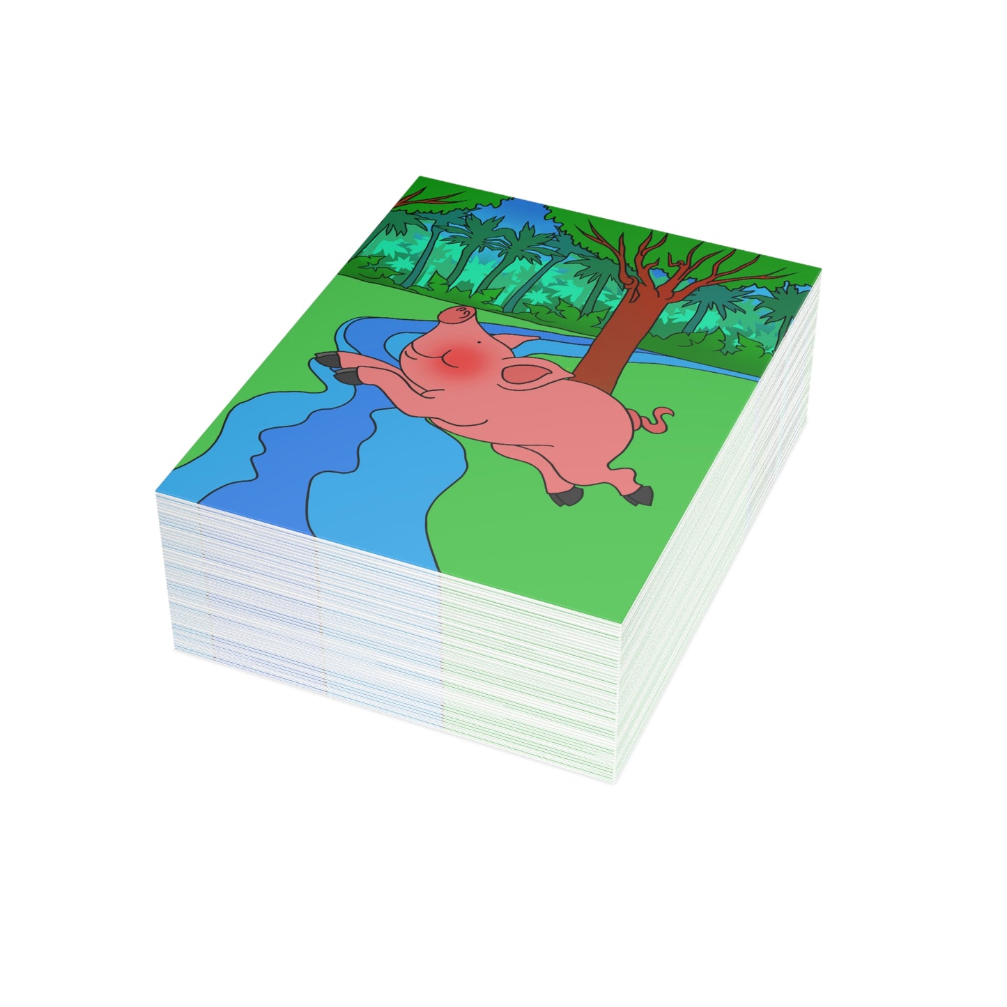 Anansi and the Market Pig! Greeting Card Bundles (envelopes not included)