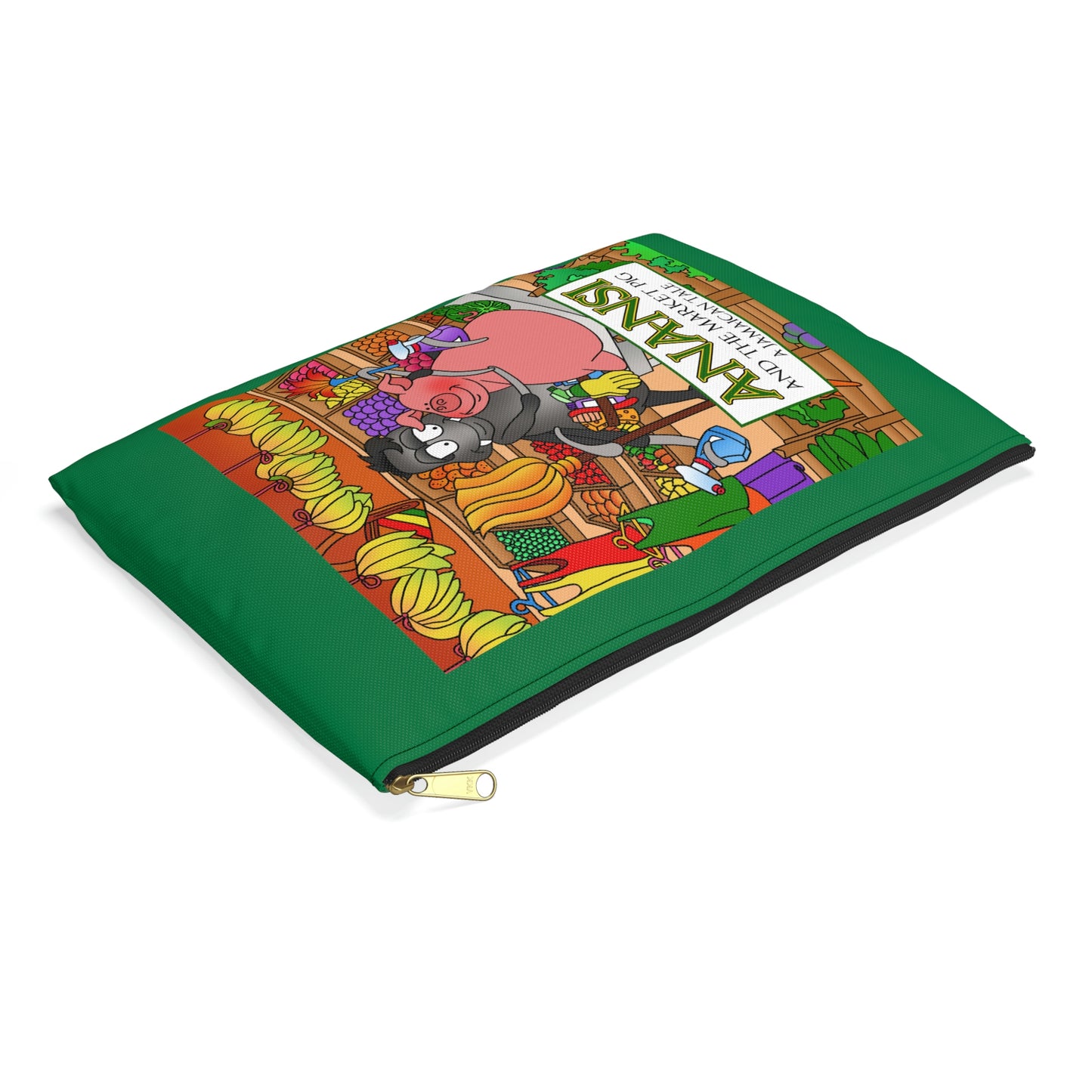 Anansi and the Market Pig Accessory Pouch