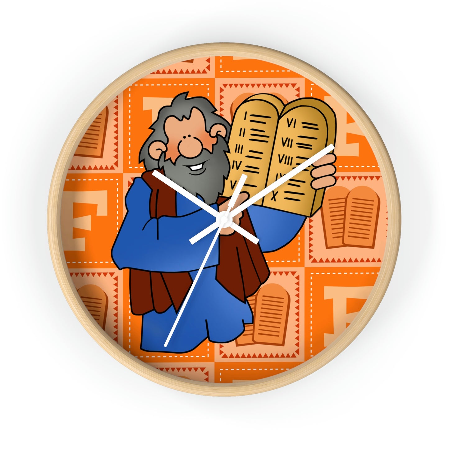 The Bible as Simple as ABC F Wall Clock
