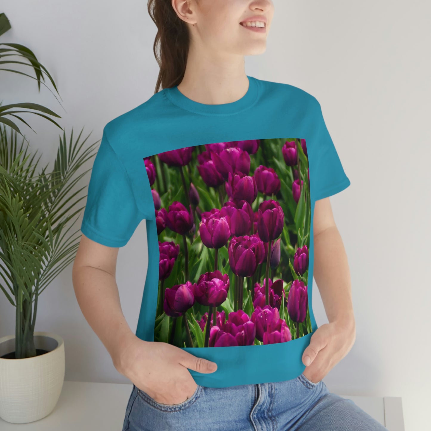 Flowers 20 Unisex Jersey Short Sleeve Tee